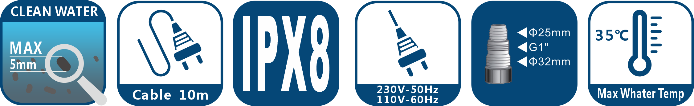 Clean Water Submersible Pump GSC-3