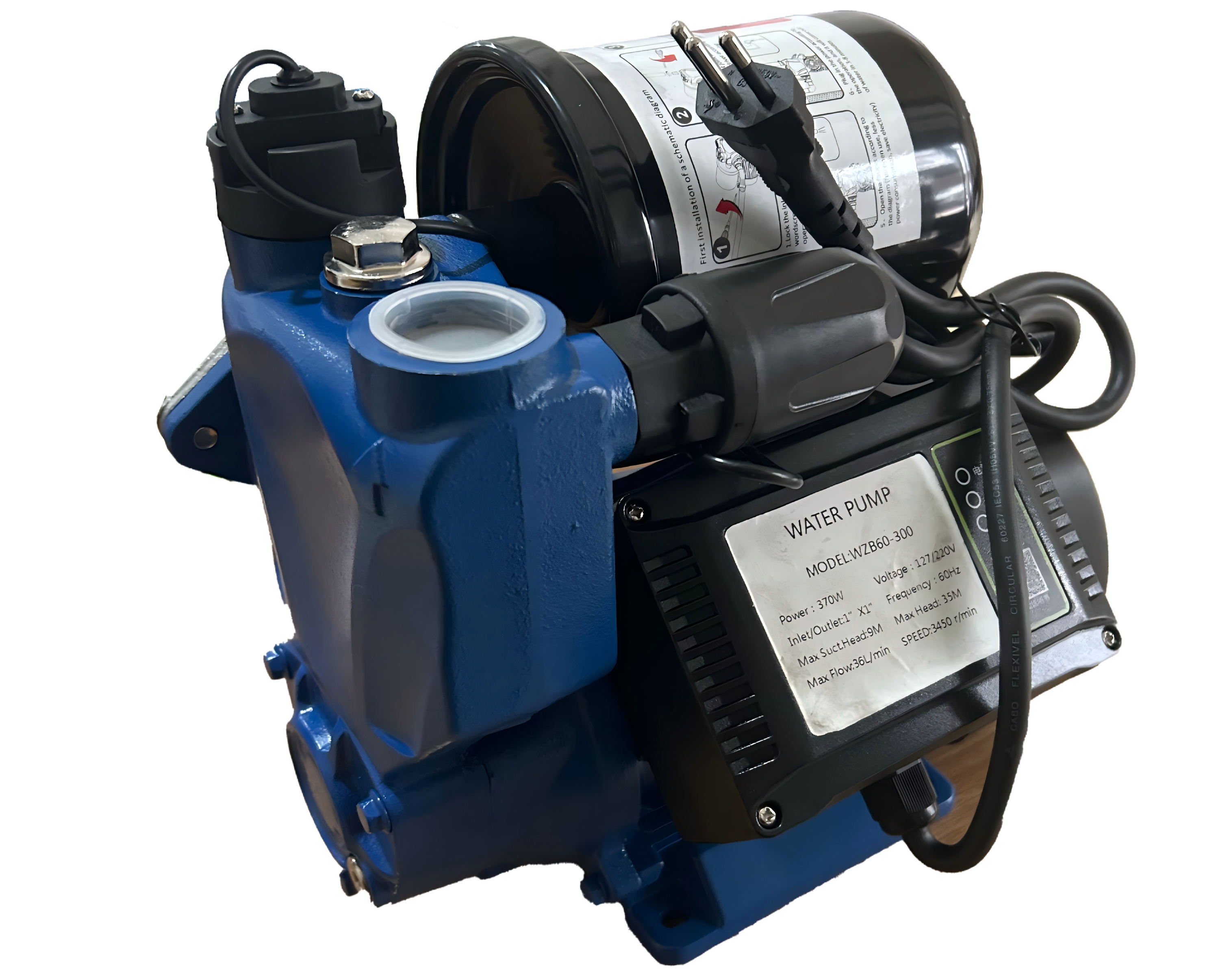 ASP Series Dual Voltage Self-Priming Booster Pump