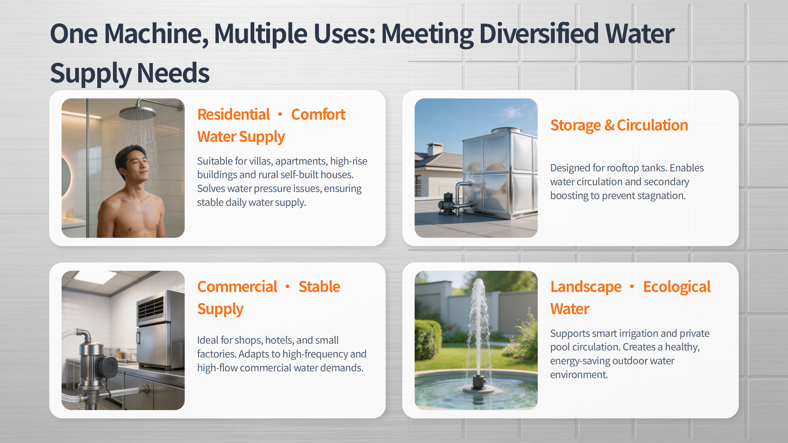 ASP Series Dual Voltage Self-Priming Booster Pump