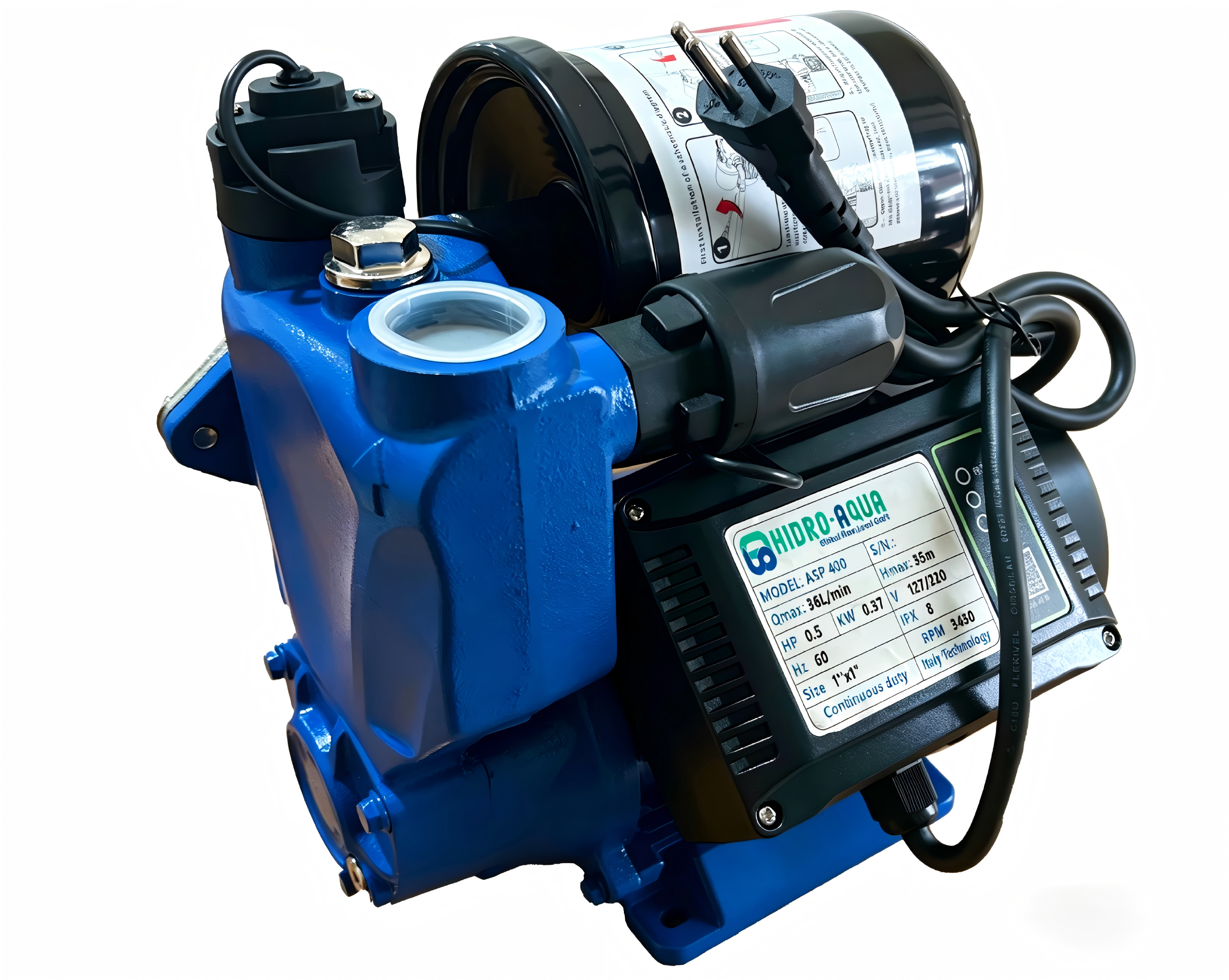 Bomba Pressurizadora Bivolt 127V 220V ASP